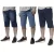 Kit 3 Bermudas Jeans Masculina c/ Lycra