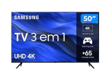 SAMSUNG Smart TV Crystal 50″ 4K UHD CU7700 – Alexa built in, Samsung Gaming Hub, Preto
