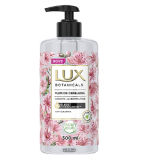 Sabonete Líquido para as Mãos com Glicerina e Óleos Hidraflorais Flor de Cerejeira Lux Botanicals Frasco 500ml, Lux