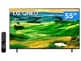 Smart TV 55” 4K NanoCell LG Quantum Dot QNED 120Hz – AI Processor Wi-Fi Bluetooth HDR Alexa 55QNED80
