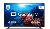 Smart TV Philips 43″ Full HD 43PFG6918/78, Google TV, Comando de Voz, HDR, 3 HDMI, Wifi 5G, Bluetooth