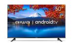 Smart TV Aiwa 50”, Android, 4K, Borda Ultrafina, HDR10, Dolby Áudio – AWS-TV-50-BL-02-A