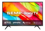 Smart Tv Led 32” Com Roku R6500 Dual Band Semp Bivolt