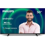 Smart TV 50″ UHD 4K Philips 50PUG7406, Android TV, HDR10+, Dolby Vision, Dolby Atmos, Design Borderless e Bluetooth