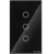 Steck, Interruptor Inteligente 4×2”, Touch Wi-Fi Steck Ambiente Conectado, 3 Módulos, Bivolt, Preto