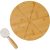 Tábua para Pizza + Cortador de Pizza – La Cuisine Linha Bambu
