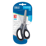 Tesoura Escolar 135mm, Tilibra, Comfort Grip, T417, Cinza