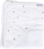 Toalha de Banho para Bebê Fralda Com Capuz New York Mini Triângulo Colorido, Biramar Baby, Colorido
