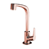 Torneira para Lavatório Mesa Bica Alta Rose Gold Flatt, Lorenzetti