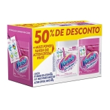 Kit Tira Manchas em Pó Vanish Oxi Action com 1 Rosa 450g e 1 Branco 450g