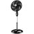Ventilador de Coluna Mondial 40cm V-75C-6P Super Power 6 Pás 3 Velocidades 140W – Preto – 220V