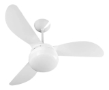 Ventilador de teto Ventisol Fênix branco com 3 pás de plástico, 96 cm de diâmetro 220 V