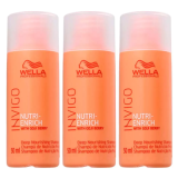 Wella Professionals Invigo Nutri-Enrich Kit com Três Shampoos Travel Size