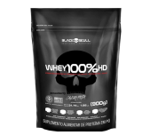 Whey 100% Hd – 900G Refil Morango, Black Skull