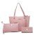 Kit Bolsa Feminina Tipo Sacola + Necessaire + Carteira Willibags
