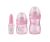 Kit de Mamadeira Primeiros Passos 50/150/240ml Rosa – Lillo