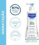 Hydra Bebê com Abacate Orgânico Mustela, Hidratante Corporal Infantil, 97% de Ingredientes de Origem Natural, 500Ml, Mustela Bebê, 500 Ml