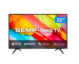 Smart TV 32” HD LED Semp R6500 Wi-Fi – 3 HDMI 1 USB