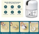 Mini Moedor e Processador de alimentos sem fio Recarregavel para alho, suco e vegetais