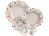 Aparelho de Jantar e Chá 20 Peças Tramontina – Porcelana Branco Redondo Ana Clara