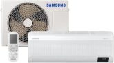 Ar-condicionado Split Inverter Samsung WindFree Sem Vento 9.000 BTUs Quente e Frio AR09ASHABWKNAZ Branco 220V
