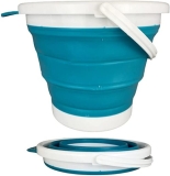 Balde Dobrável Retrátil 5 Litros Silicone