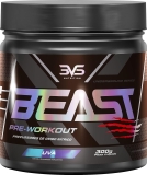 Pré-Treino Beast 300g – 3VS Nutrition – Ultra concentrado – Promove vasodilatação, recuperação energética, aumento de óxido nítrico, desintoxicação e melhora de concentração e foco (Uva)