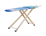 Mesa de Passar Em Madeira Maciça Com Suporte Para Ferro, Pés Antiderrapantes In Casa – Tramontina