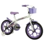Bicicleta Infantil Aro 16 Track & Bikes Pinky – Branco/Lilás