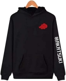 Blusa Moletom Naruto Nuvem Akatsuki Anime Canguru
