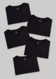 Kit 5 Camisetas Masculinas Básicas Slim