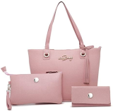 Kit Bolsa Feminina Tipo Sacola + Necessaire + Carteira Willibags