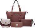 Kit 4 Peças 3Bolsas Bag Feminina Carteira Tendência Willibags
