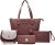 Kit 4 Peças 3Bolsas Bag Feminina Carteira Tendência Willibags