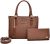 Bolsa Feminina Com Carteira Em Couro Ecologico