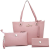 Kit Bolsa Feminina Tipo Sacola + Necessaire + Carteira Willibags