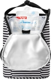 Bolsa Térmica Listrada, Preto e Branco, Skip Hop