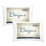 Travesseiros Ortobom Bonjour em Fibra Siliconizada 50 x 70 cm Brancos – 2 Unidades