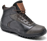 Bota Masculina Adventure Trilha Traction First Preto/Marrom