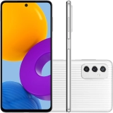 Samsung Galaxy M52 5G 128GB 5G Wi-Fi Tela 6.7” Dual Chip 6GB RAM Câmera Tripla + Selfie 32MP