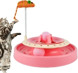 Brinquedo Trilha Estimulador Para Gatos Rosa CBRN14422