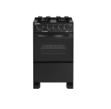 Fogão 4 Bocas Mesa de Vidro Esmaltec Preto – Acendimento Automático Caribe Glass