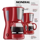 Cafeteira Elétrica Mondial Dolce Arome C-35-18X CAFETEIRA C-35-18X 220V/60HZ JARRA DE VIDRO