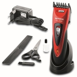 Máquina de Cortar Cabelo Mondial CR-04 Flex Clipper com 2 Pentes Bivolt – Vermelha