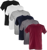 Kit 6 Camisetas Slim Fit Masculinas
