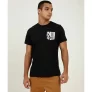 Camiseta Masculina Bolso Manga Curta