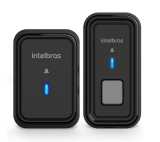 Campainha Sem Fio Com Bateria CIB 101 Preto Intelbras
