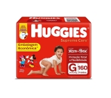 HUGGIES Fralda Supreme Care G – 160 fraldas, Cor: Vermelho
