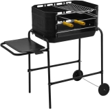 Churrasqueira Portátil Móvel Pro Tork Grill Machine Com Grelha + Espetos – Com Rodinhas