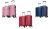 Kit 2 malas de viagem de bordo PP e P Detroit